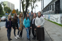 23.09.2017 - Delegacja Młodzieży Franciszkańskiej na ewangelizacji w Warszawie