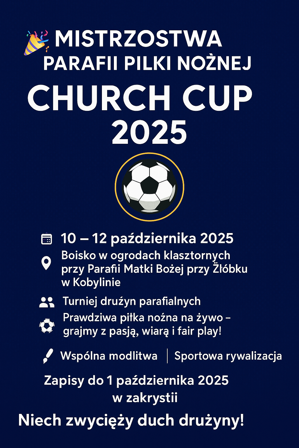 Parafialny Turniej Piłki Nożnej